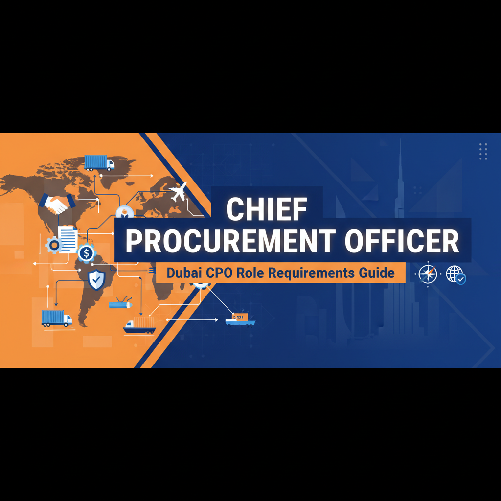 Chief Procurement Officer: Dubai CPO Role Requirements Guide