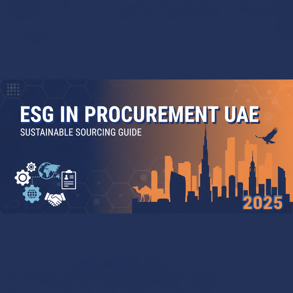 ESG in Procurement UAE: Sustainable Sourcing Guide 2025