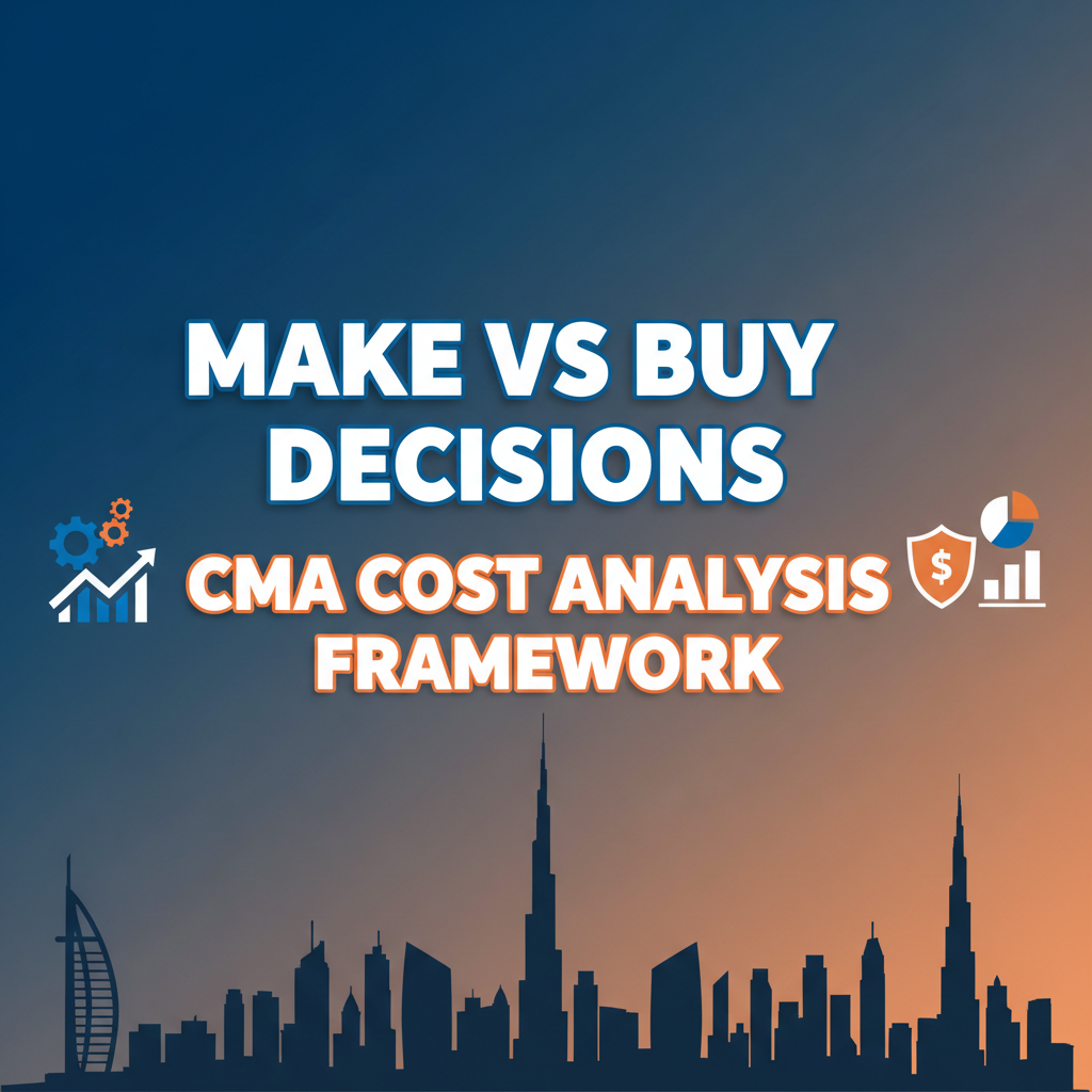 Make vs Buy Decisions: CMA Cost Analysis Framework